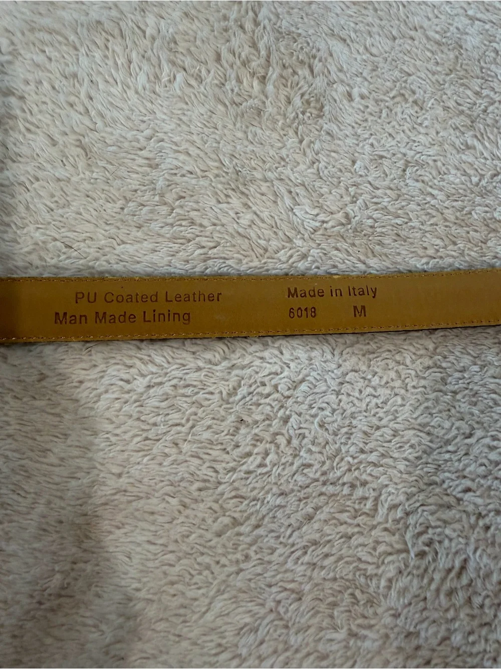 Brown Leather Women’s Dress Belt with Gold Buckle 36” long - Picture 3 of 3